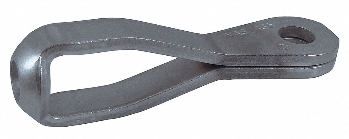 Strap Eye Fitting Steel 1/8 in Rope dia.