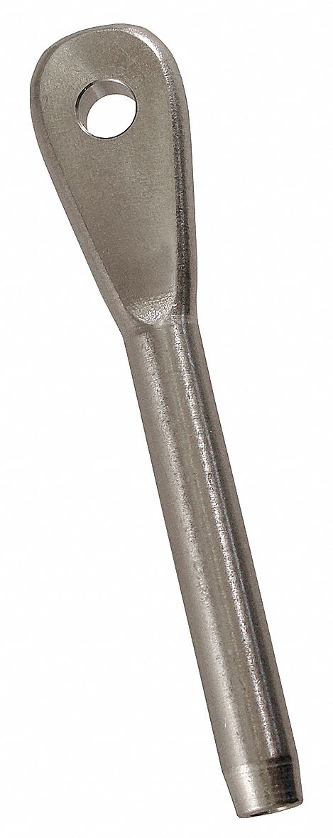 Eye End Fitting SS 1/4 in Rope dia.