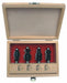 Router Bit Set 4 Pc Carbide Tipped