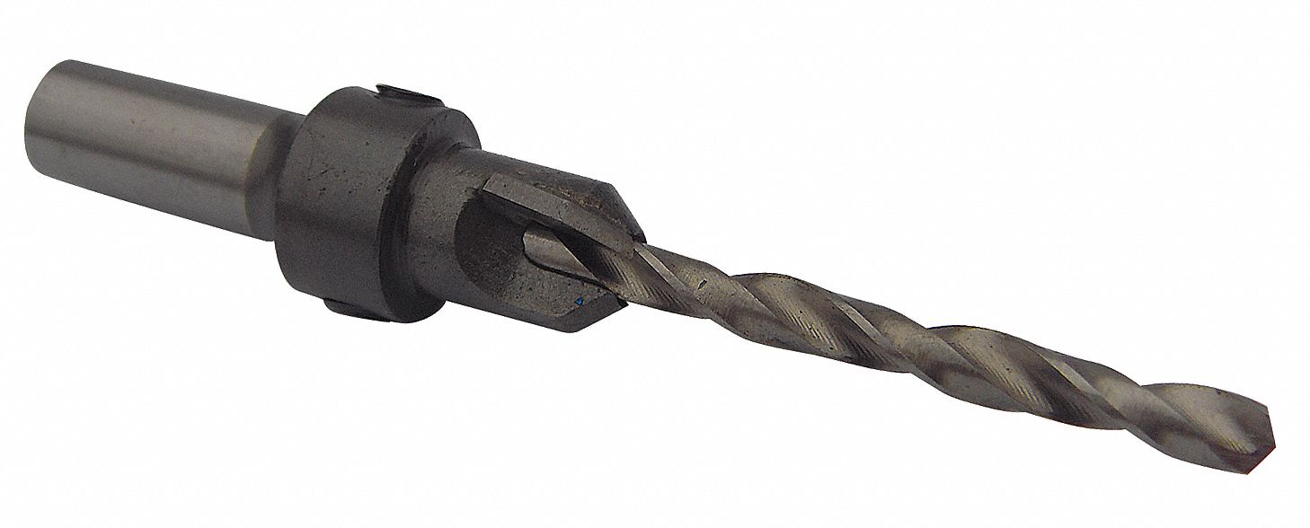 Cntrsnk Rtr Bit No.8 Wd/Scrw 25/64 In