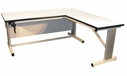 L-Shaped Workbench Laminate 72 W 30 D