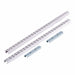 Slotted Standard Wall-Mount Steel White