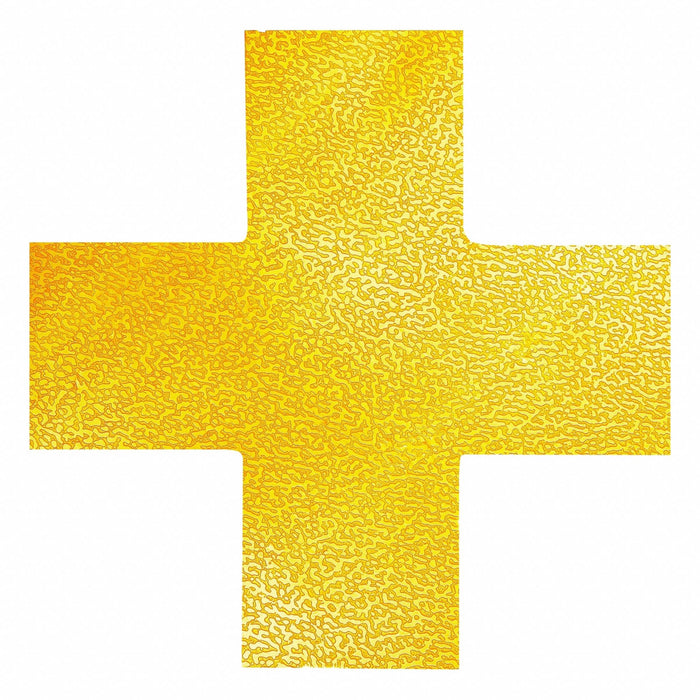 Floor Marking Cross Shape Yellow