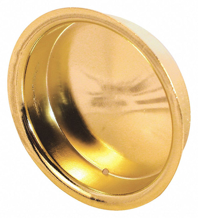 Tray Pull Metallic Brown Steel 2 in W