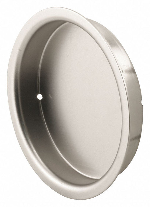 Tray Pull Silver Steel 2 in W 2 in L
