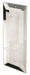 Tray Pull Silver Glass 1 1/4 in W