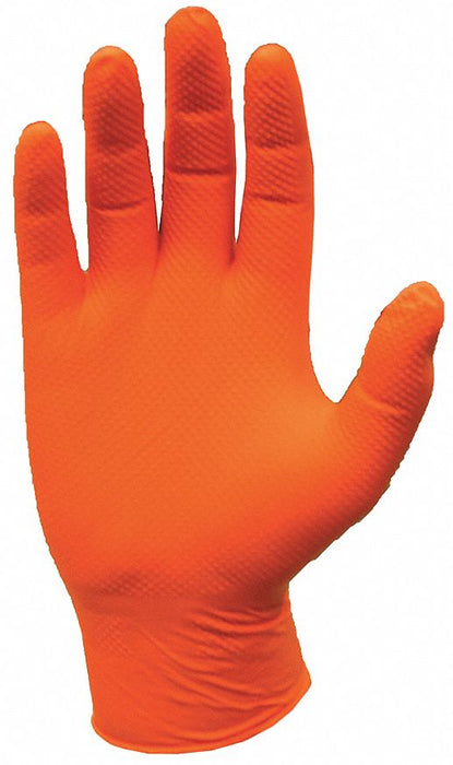 Disposable Gloves Nitrile Org L PK100