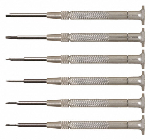 Steel Handle Slot ScrewDriver Set 6 Pc
