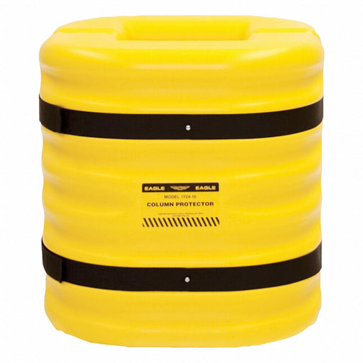 M9600 Column Protectr Fits 6 in HDPE Yllw