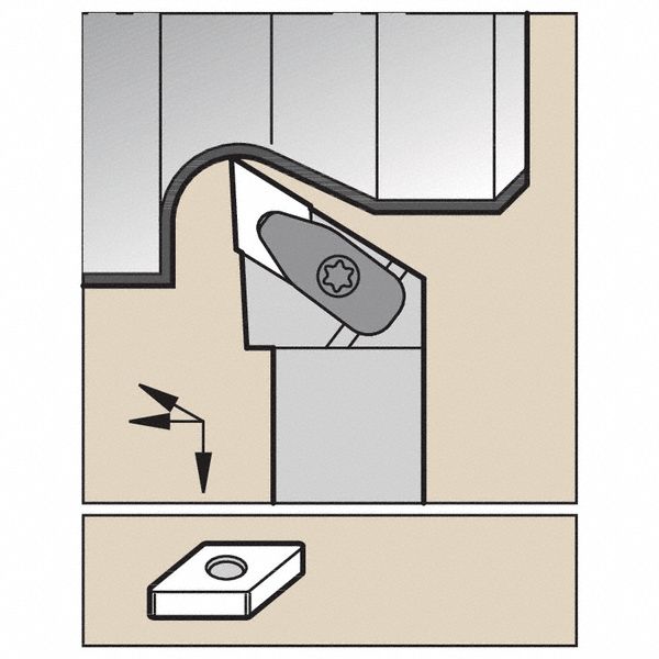 Indexable Toolholder DDJN 