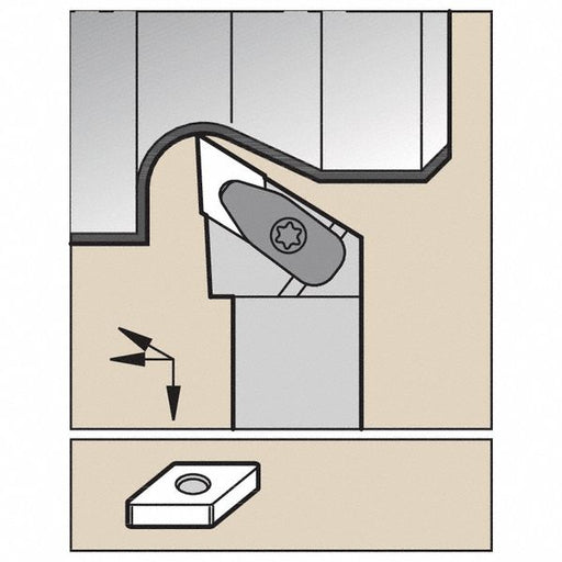 Indexable Toolholder DDJN 