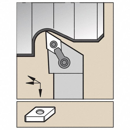 Indexable Toolholder MDJN 