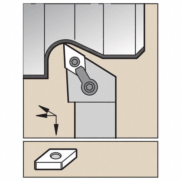 Indexable Toolholder MDJN 