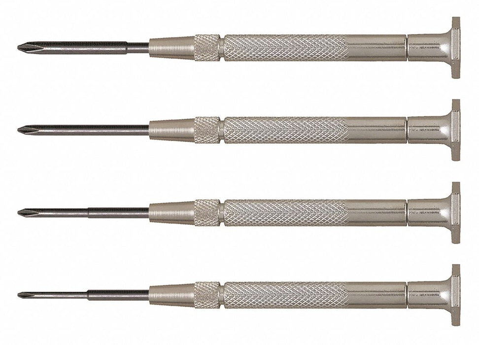 Phil. Driver Set Steel Handles 4Pc
