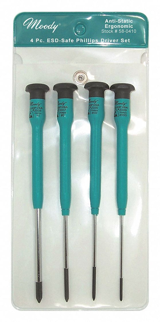 Phillips Driver Set ESD 4 Pc