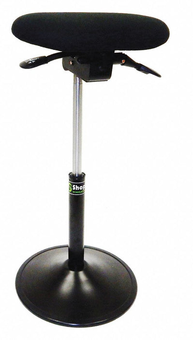 Sit Stand Office Task Round Black 24 H