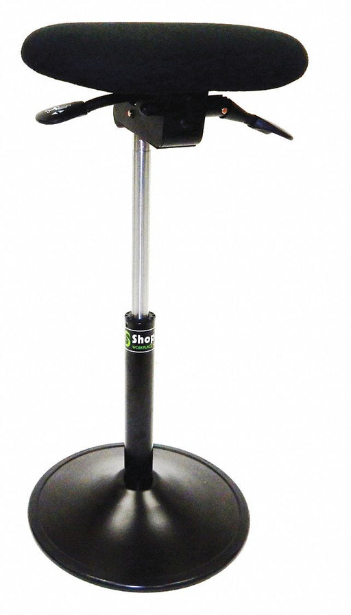 Sit Stand Office Task Round Black 24 H