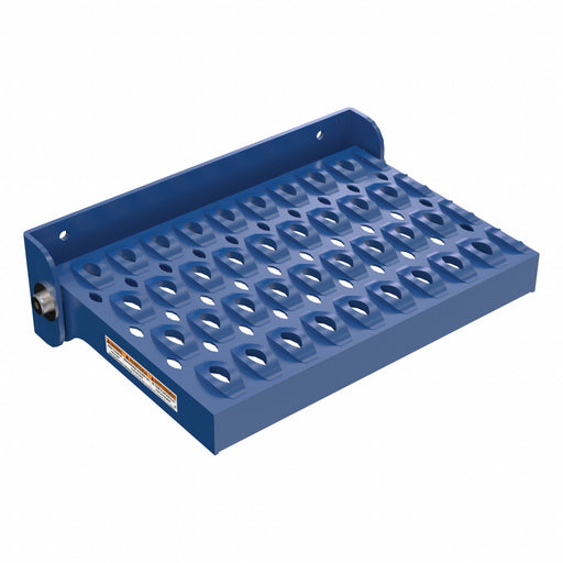 Manual Serrated Stl Fold-Up Step 350 lb.