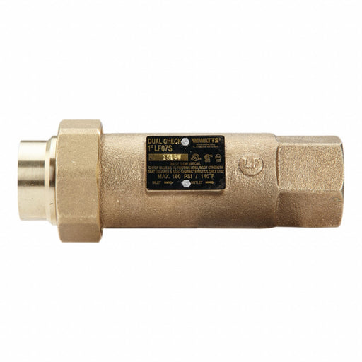 Backflow Preventer Size 1 160 psi