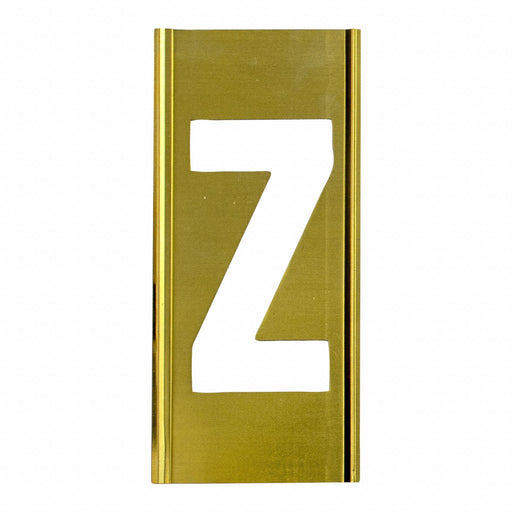 Individual Stencil Letter Brass