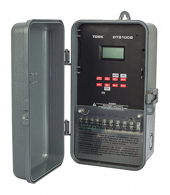 Digital Plug-In Timer 7 day Gray