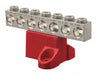Ground Bar Aluminum 7 Circuit 2/0-14 AWG