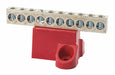 Ground Bar Aluminum 10 Circuit 2-14 AWG