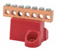 Ground Bar Copper 7 Circuit 2-14 AWG