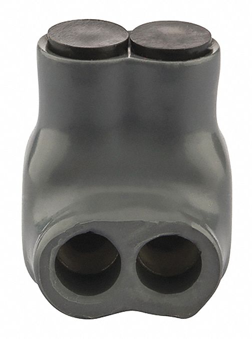 Multi-Tap Black 6-14 AWG 2 Port