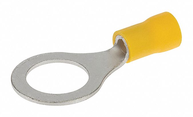 Ring Terminal Vinyl 1/2 Stud 12-10 AWG