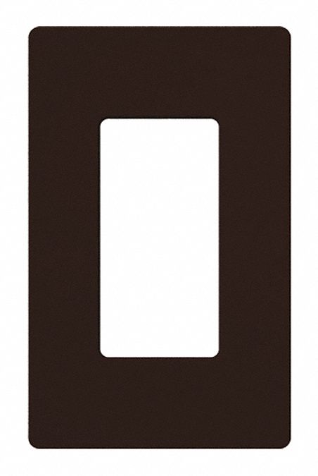 Wallplate 1-Gang Decora Brown