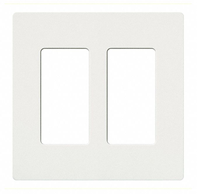 Wallplate 2-Gang Decora White