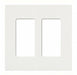 Wallplate 2-Gang Decora White