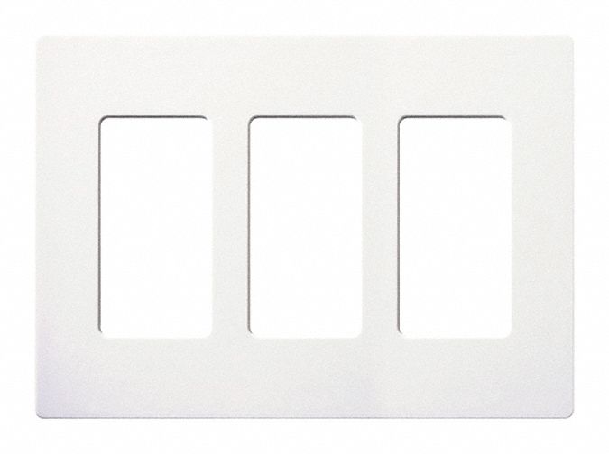 Wallplate 3-Gang Decora White