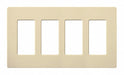 Wallplate 4-Gang Decora Ivory