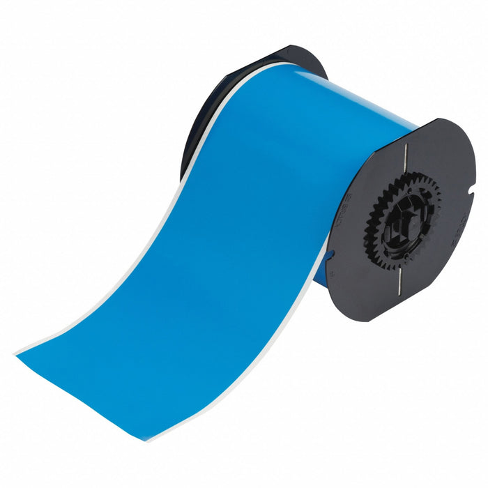 ContinuousLabelStock Light Blue Gloss