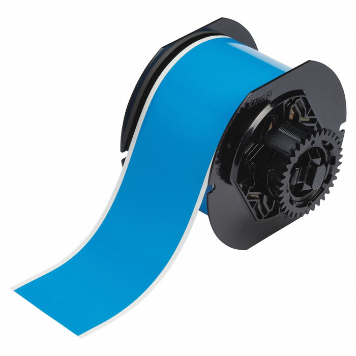 Printer Label Blue Gloss Material Vinyl