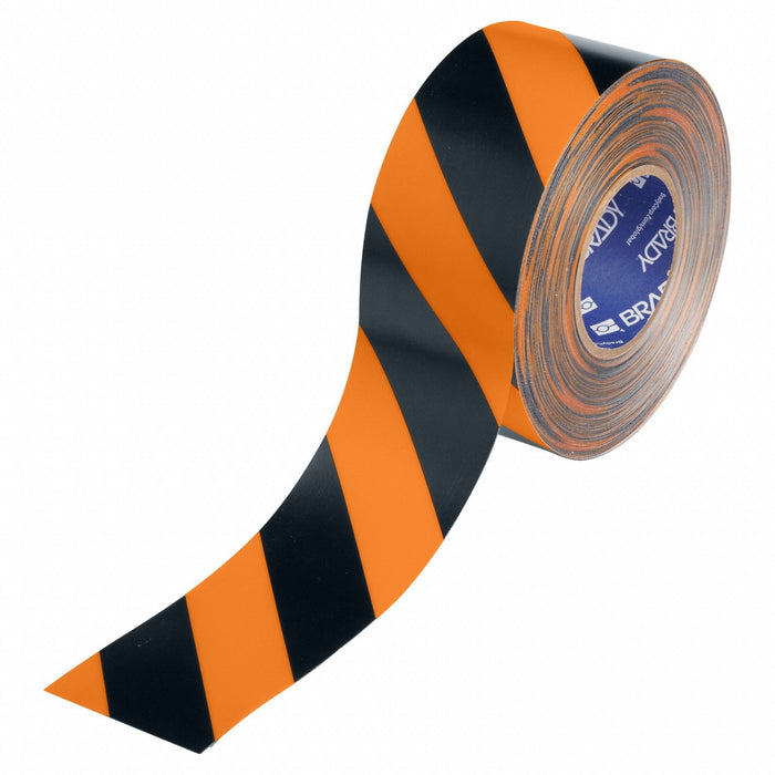 Floor Marking Tape Black/Orng 3 W 100ft