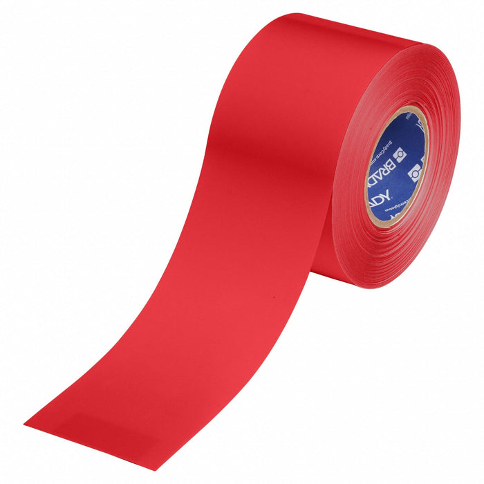Floor Marking Tape Red 4 W 100ft