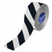 Floor Marking Tape Black/White 3 W 100ft