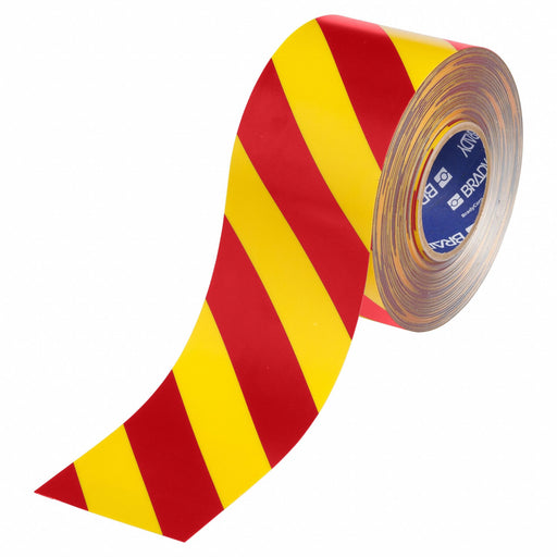 Floor Marking Tape Red/Ylw 4 W 100ft