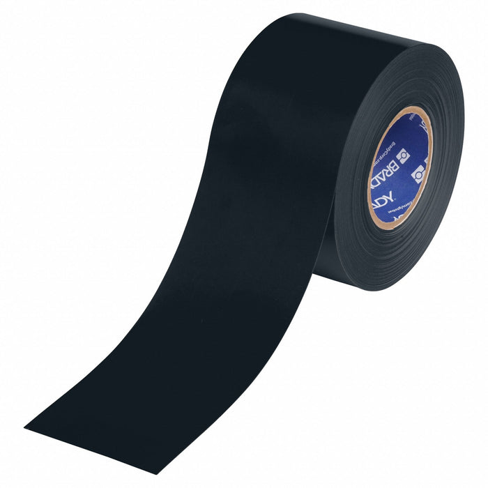 Floor Marking Tape Black 4 W 100ft