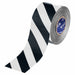 Floor Marking Tape Black/White 4 W 100ft