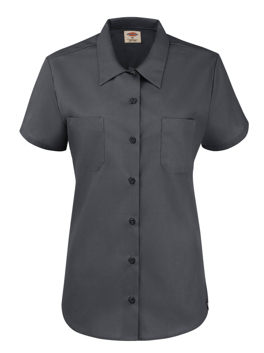 Women's Short-Sleeve Industrial Work Shirt