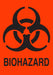Lbls BIOHAZARD 5x3.5 20PK