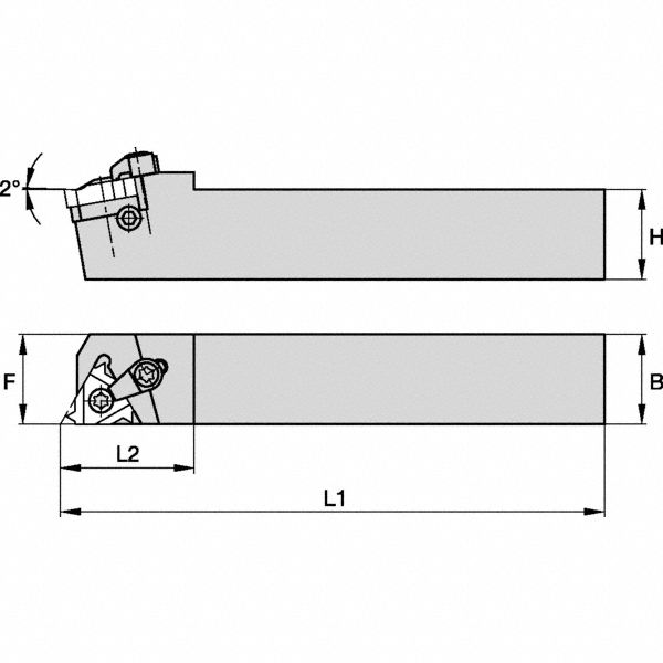 Thread Turning Toolholder LSASR163