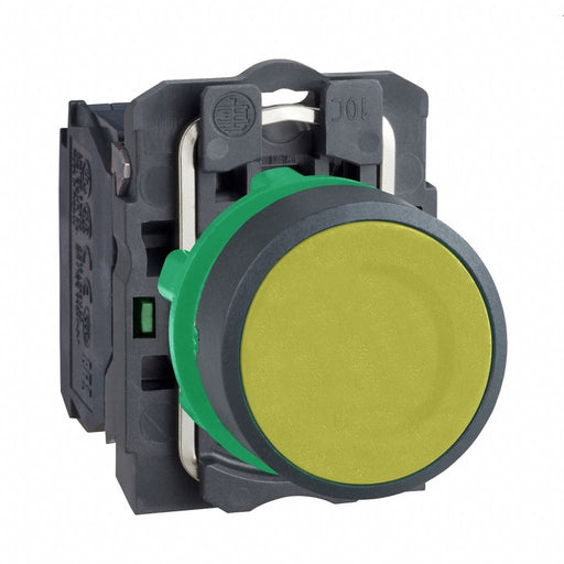 H7077 FlushPshButtnOperatr NonIllum Yellow 1NO