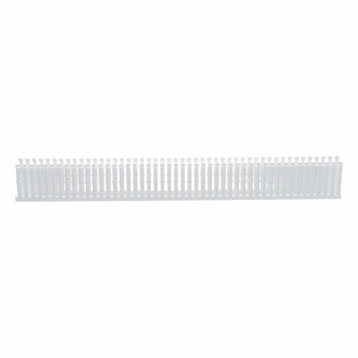 WIRE DUCT NARROW SLOT WHITE 1.26 W X 3 D