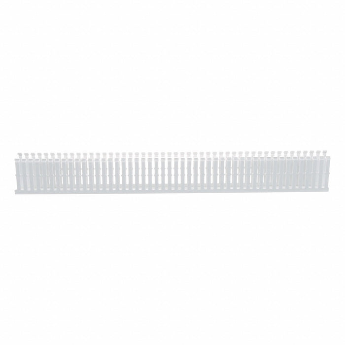 WIRE DUCT NARROW SLOT WHITE 1.26 W X 3 D