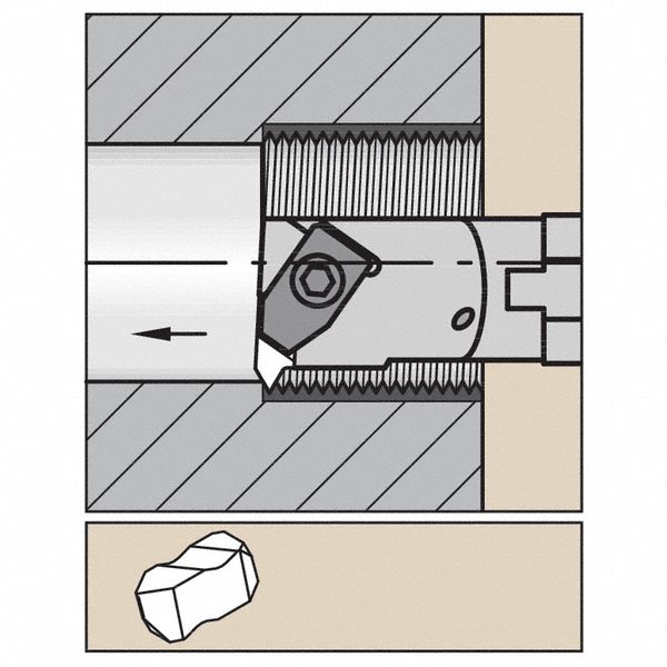 Thread Turning Toolholder A16NEL3